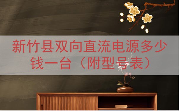 新竹县双向直流电源多少钱一台（附型号表）